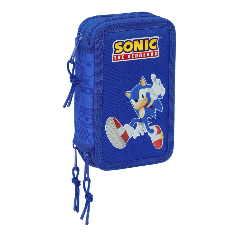 Geantă Universală Sonic Albastru 12,5 x 19,5 x 5,5 cm 37 Piese