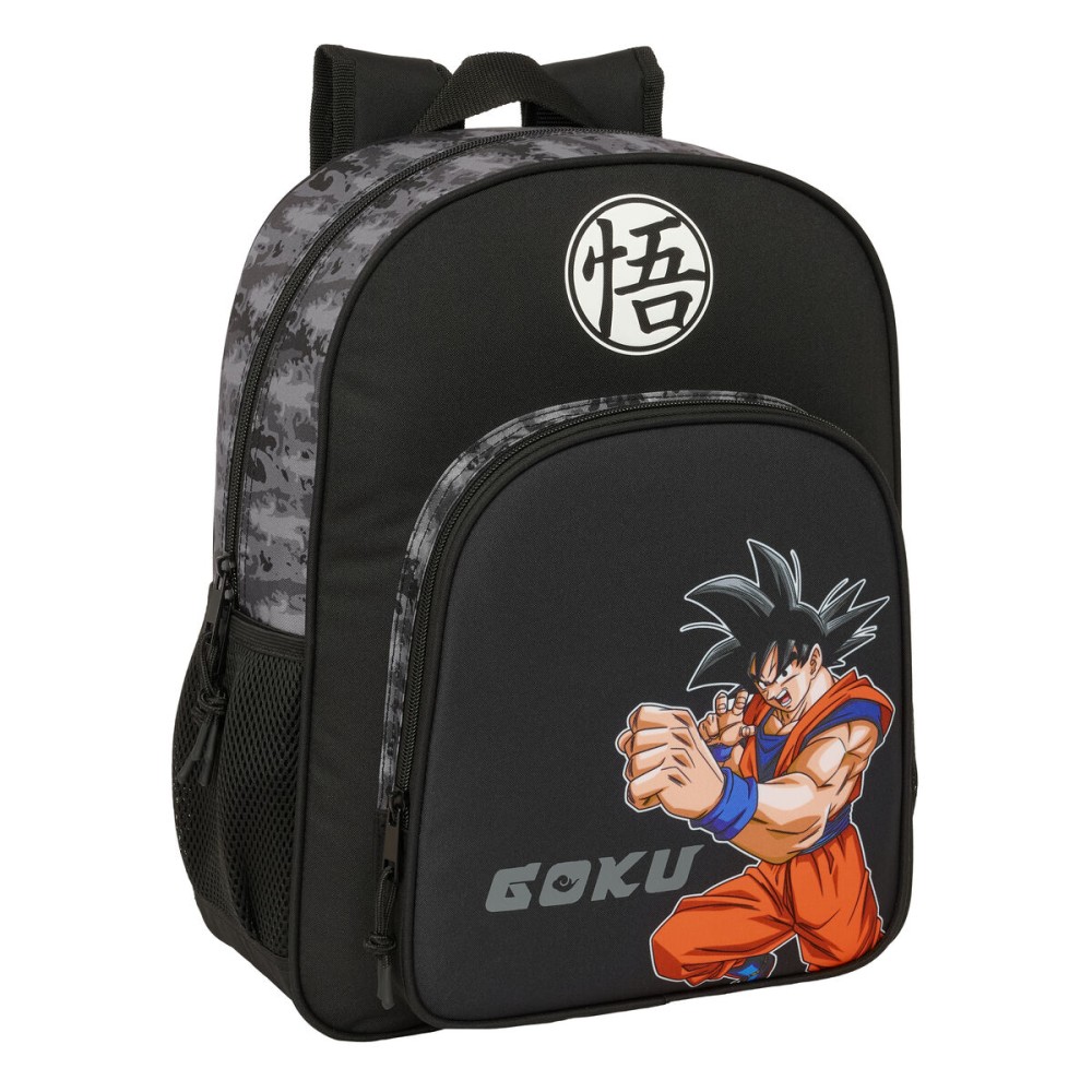 Ghiozdan Dragon Ball Negru 32 x 38 x 12 cm