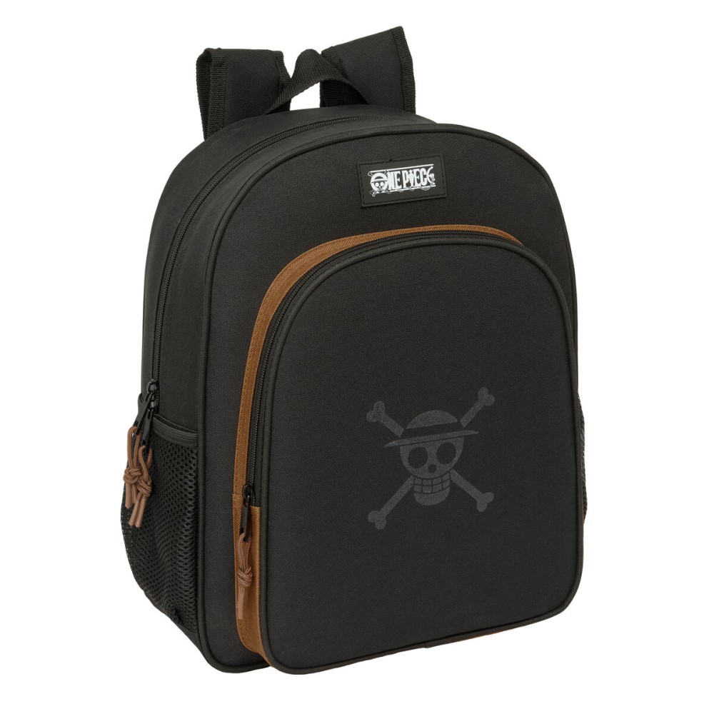 Ghiozdan One Piece Negru 32 x 38 x 12 cm