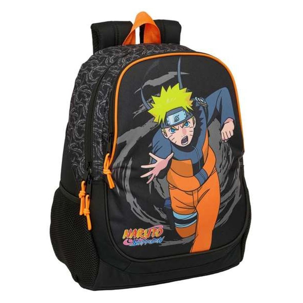 Ghiozdan Naruto Negru 32 x 44 x 16 cm