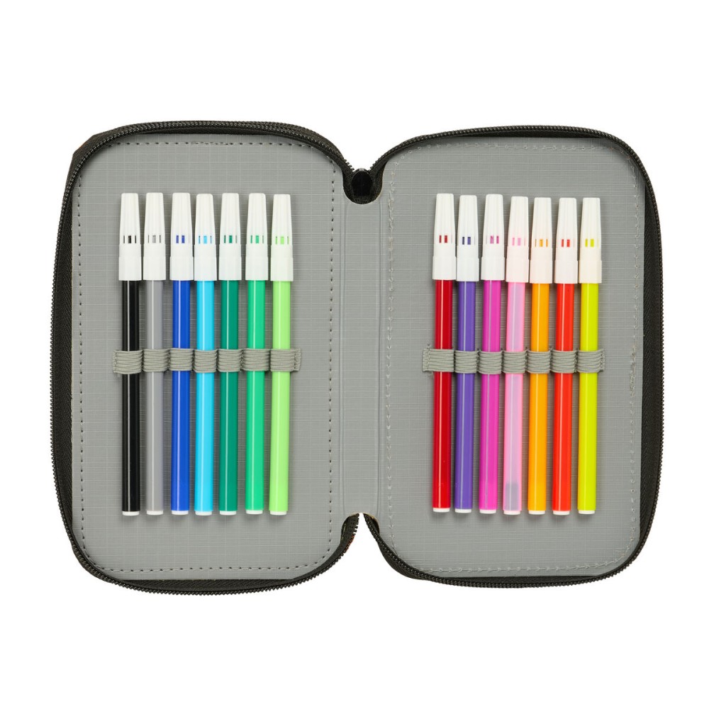 Geantă Universală Naruto Negru 12,5 x 19,5 x 5,5 cm 37 Piese