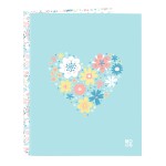 Biblioraft Moos Fiori Multicolor A4 26.5 x 33 x 4 cm