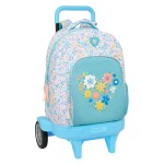 Ghiozdan cu Roți Moos Fiori Multicolor 33 x 45 x 22 cm