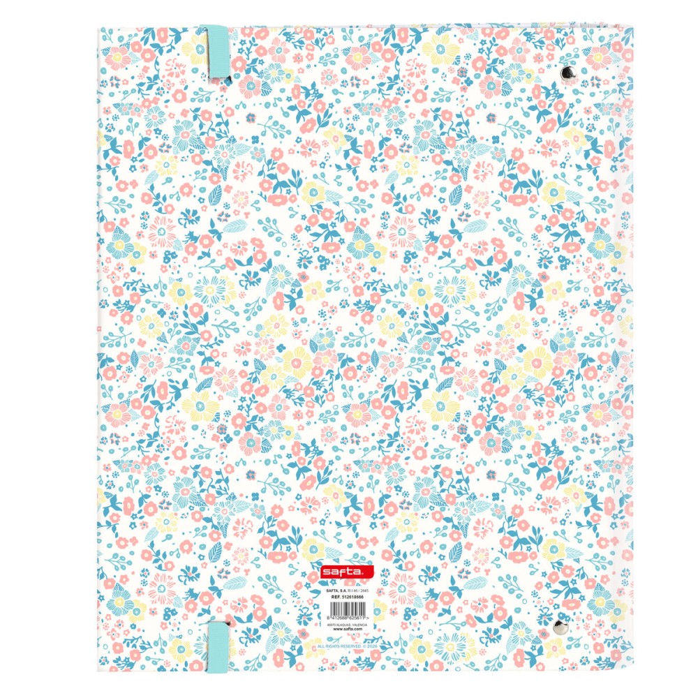 Biblioraft Moos Fiori Multicolor 27 x 32 x 3.5 cm