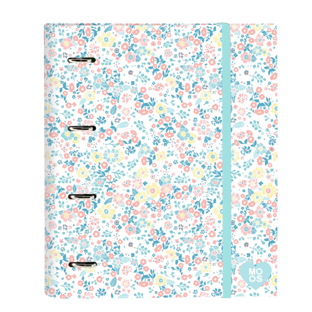 Biblioraft Moos Fiori Multicolor 27 x 32 x 3.5 cm