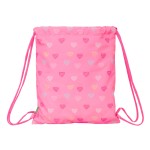 Geantă Rucsac cu Bretele Benetton Heart Roz 35 x 40 x 1 cm