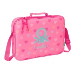 Ghiozdan Benetton Heart Roz 38 x 28 x 6 cm