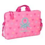 Servietă pentru Laptop Benetton Heart Roz 40 x 27 x 4 cm