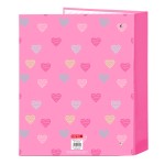 Biblioraft Benetton Heart Roz A4 27 x 33 x 6 cm