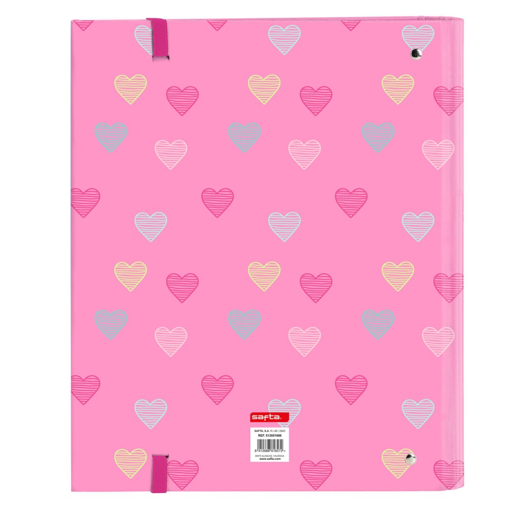 Biblioraft Benetton Heart Roz 27 x 32 x 3.5 cm