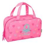 Trusă de Voiaj Benetton Heart Roz 31 x 14 x 19 cm