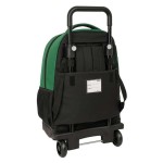 Ghiozdan cu Roți BlackFit8 Varsity Negru Verde 33 x 45 x 22 cm