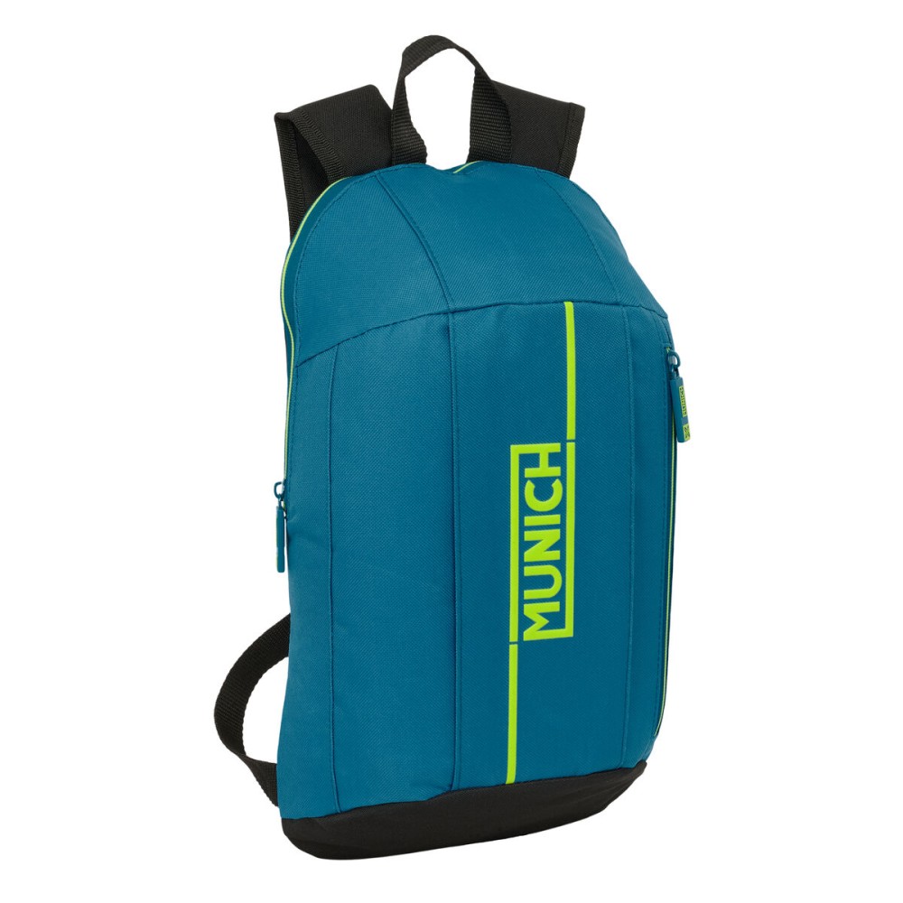 Rucsac Munich Land Negru Verde 22 x 39 x 10 cm