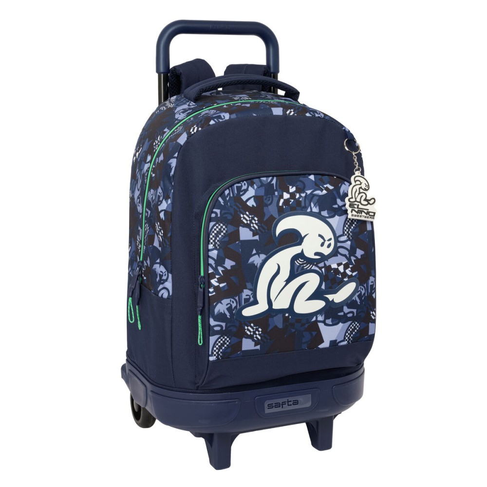 Ghiozdan cu Roți El Niño Navy Bleumarin 33 x 45 x 22 cm