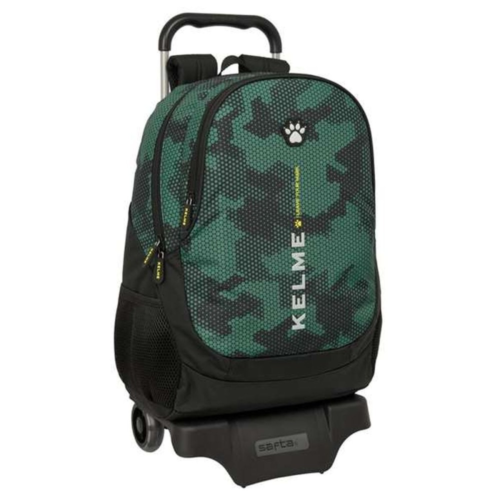 Ghiozdan Kelme Camo Negru Verde 32 x 44 x 16 cm