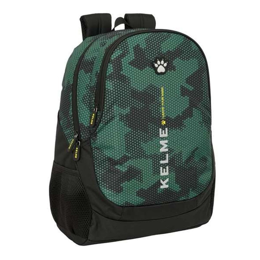 Ghiozdan Kelme Camo Negru Verde 32 x 44 x 16 cm