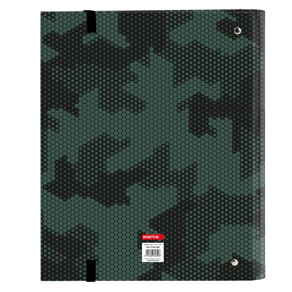 Biblioraft Kelme Camo Negru Verde 27 x 32 x 3.5 cm