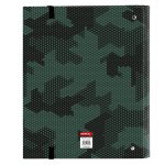 Biblioraft Kelme Camo Negru Verde 27 x 32 x 3.5 cm