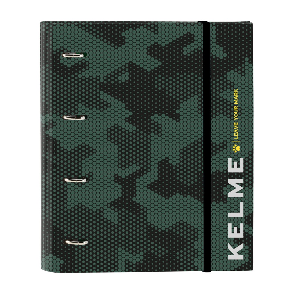 Biblioraft Kelme Camo Negru Verde 27 x 32 x 3.5 cm