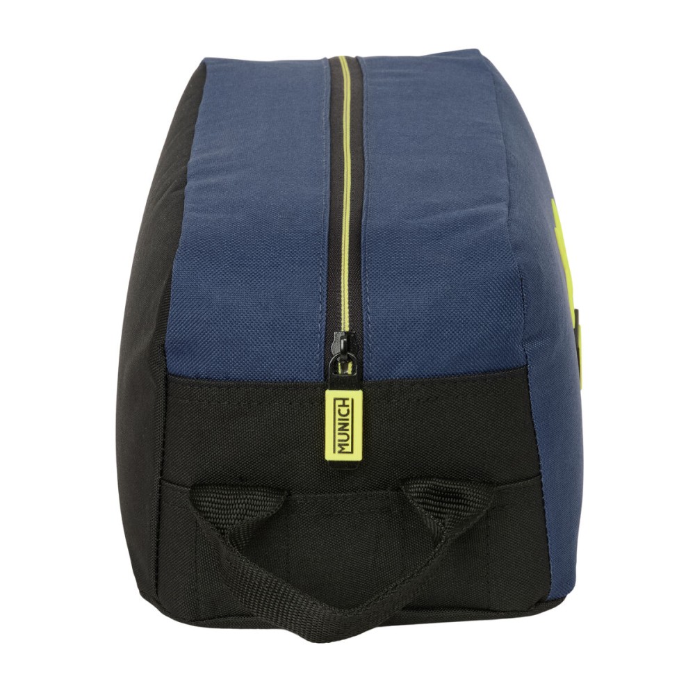Geantă pentru Încălțăminte de Voiaj Munich Track Albastru Negru 34 x 15 x 18 cm