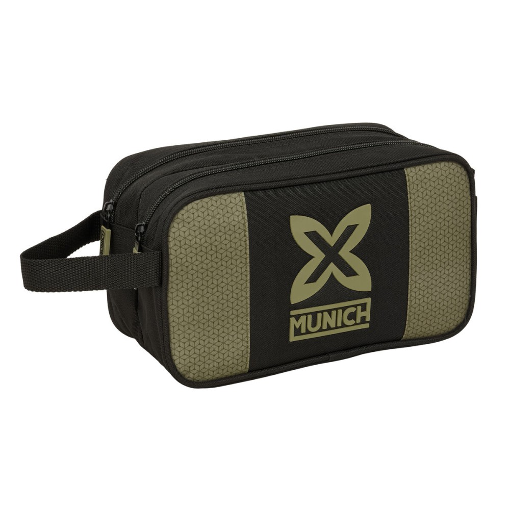 Trusă de Voiaj Munich West Negru Verde 26 x 15 x 12.5 cm