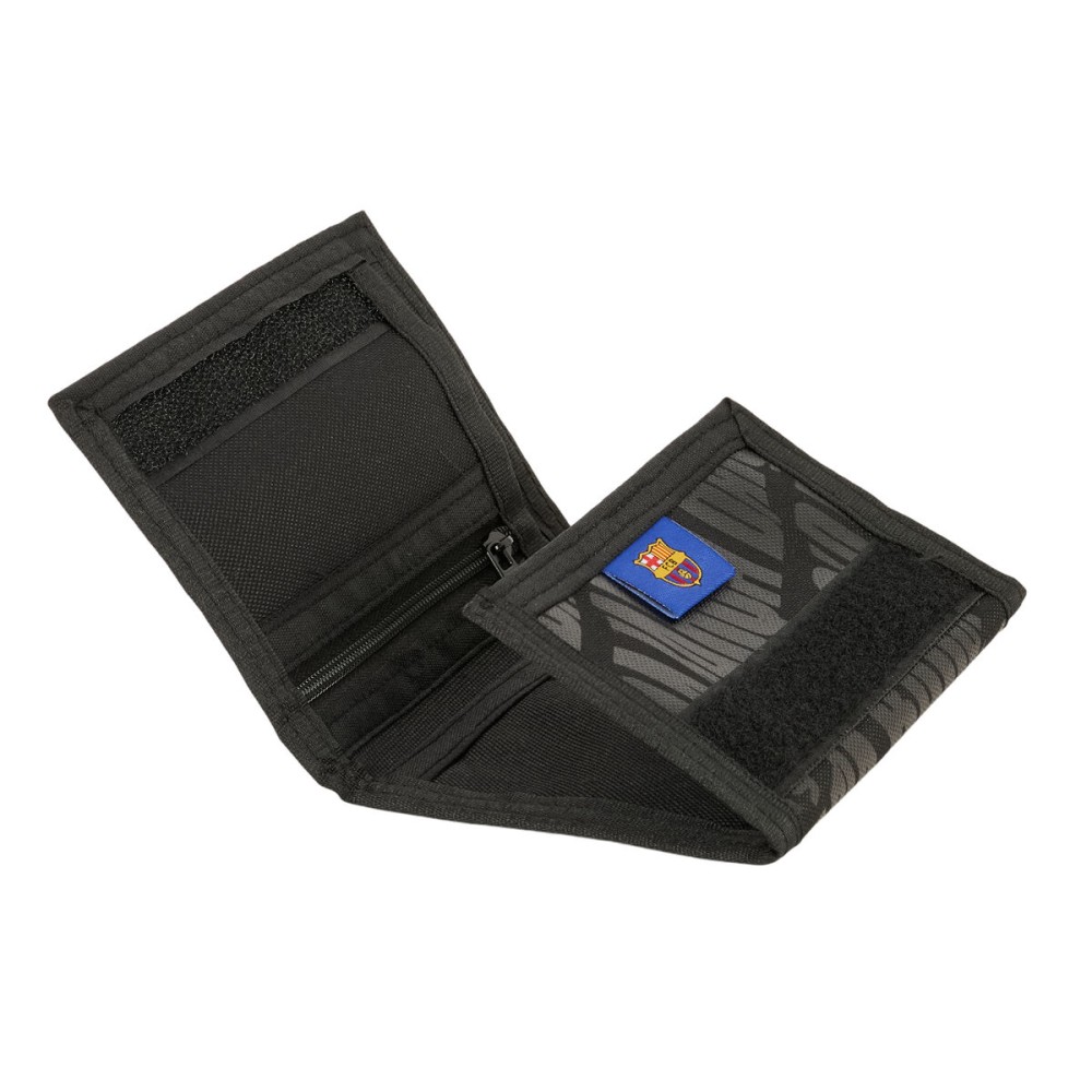 Portmoneu F.C. Barcelona Negru 12,5 x 9,5 x 1 cm