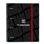 Biblioraft F.C. Barcelona Negru 27 x 32 x 3.5 cm