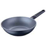 Tigaie Wok Masterpro Indigo Negru Aluminiu (Ø 28 cm)