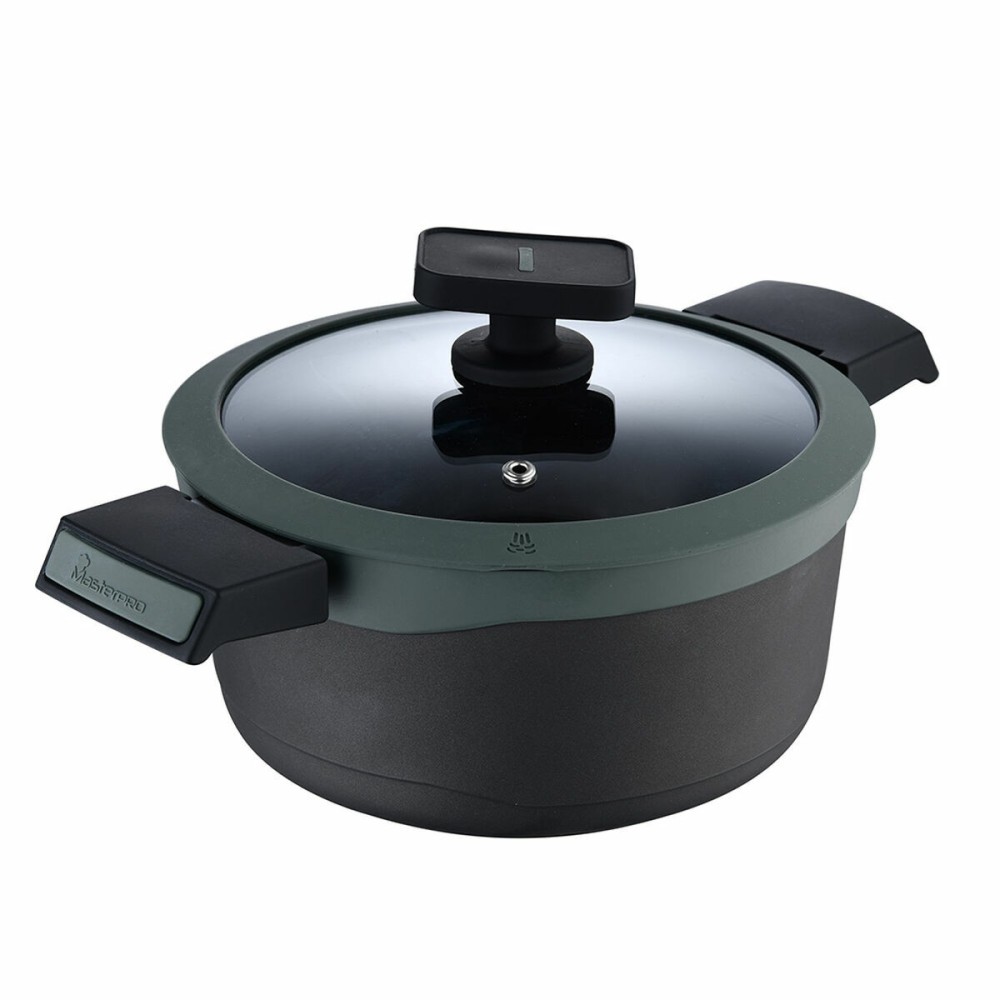 Caserolă Cu Capac Masterpro GASTRO REECO MP Negru