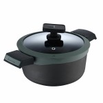 Caserolă Cu Capac Masterpro GASTRO REECO MP Negru