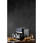 Friteuză cu Aer Masterpro Rocket Duo 900 2400 W 9 L Negru