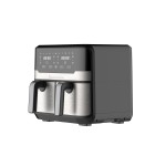 Friteuză cu Aer Masterpro Rocket Duo 900 2400 W 9 L Negru