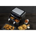 Friteuză cu Aer Masterpro Rocket Duo 900 2400 W 9 L Negru