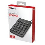 Tastatură numerică Trust 22221 Negru