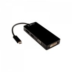 Hub USB V7 V7UC-DPHDVGADVI-BLK Negru