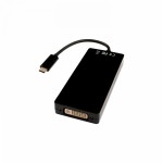 Hub USB V7 V7UC-DPHDVGADVI-BLK Negru