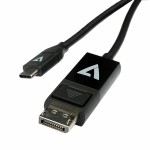 Adaptor USB-C la DisplayPort V7 V7UCDP-2M Negru