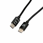 Cablu USB-C V7 V7USB2C-1M Negru 1 m (1 Unități)