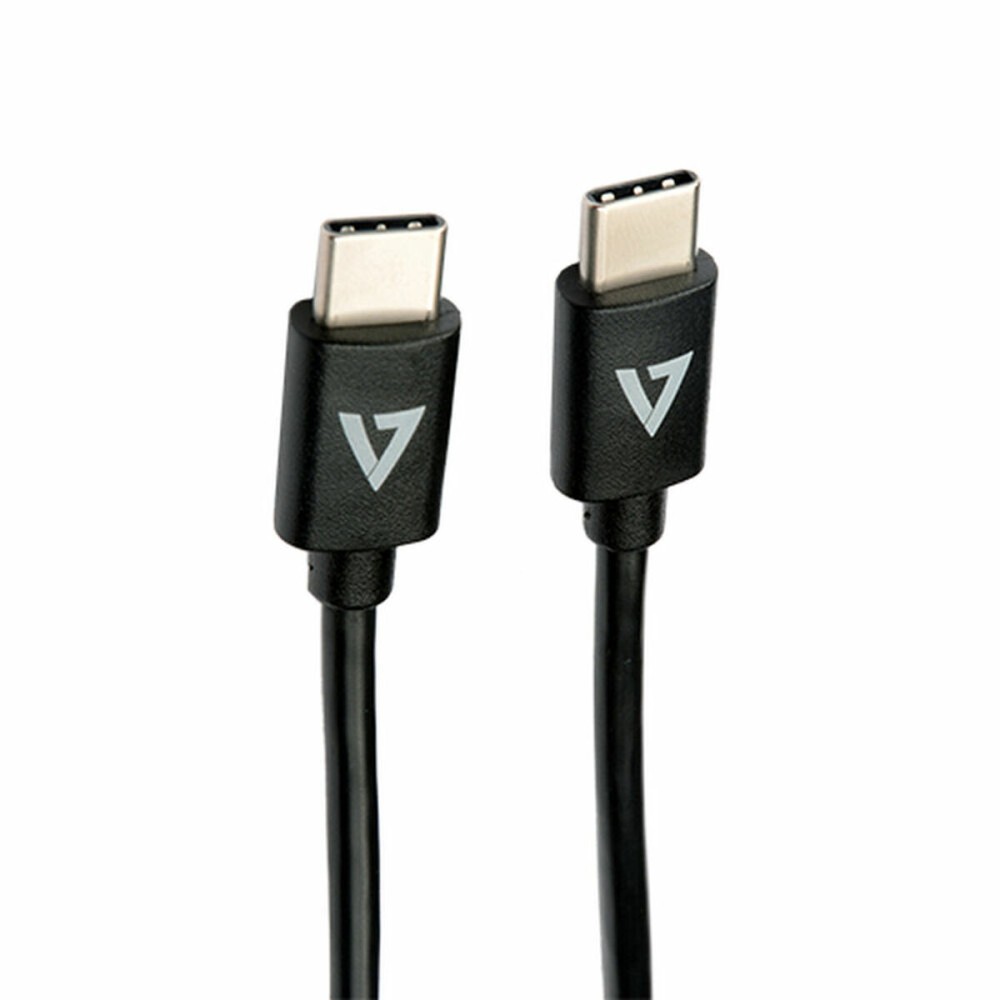 Cablu USB-C V7 V7USB2C-1M Negru 1 m (1 Unități)