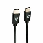 Cablu USB-C V7 V7USB2C-1M Negru 1 m (1 Unități)