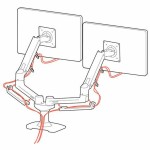 Suport de Masă pentru Ecran Ergotron ERG45245026 Argintiu 27"