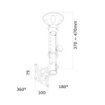 Suport TV Neomounts FPMA-C025SILVER 10" 30" 12 kg