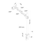 Suport de Masă pentru Ecran Neomounts FPMA-D935POLE70 10" 30"