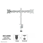 Suport TV Neomounts NM-D135DSILVER 10" 27" 8 kg