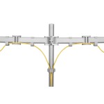 Suport TV Neomounts NM-D135DSILVER 10" 27" 8 kg
