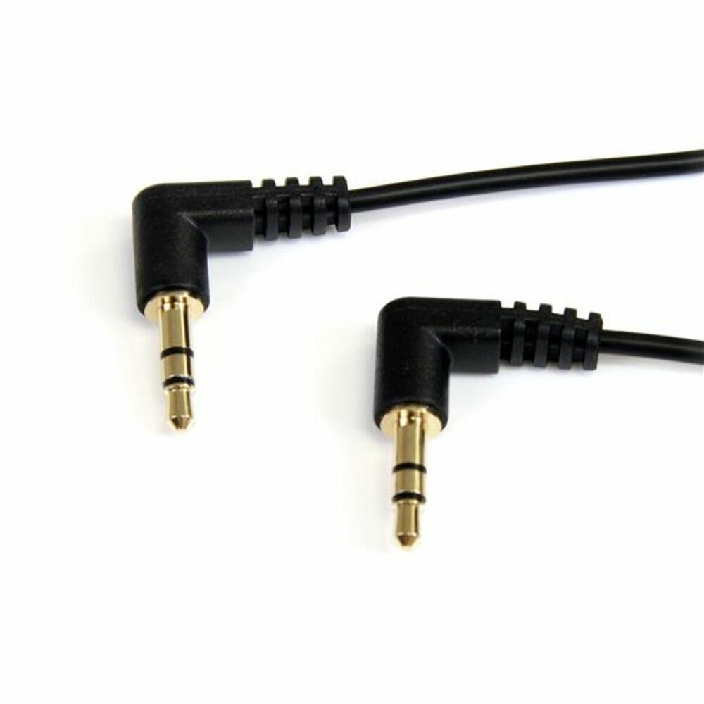Cablu Audio Jack (3,5 mm) Startech MU3MMS2RA            0,9 m Negru