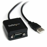 Adaptor USB la RS232 Startech ICUSB2321FIS         Negru