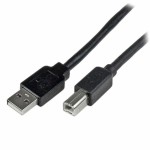 Cablu USB A la USB B Startech USB2HAB65AC          Negru
