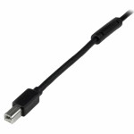Cablu USB A la USB B Startech USB2HAB65AC          Negru