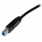 Cablu USB A la USB B Startech USB3CAB1M            Negru